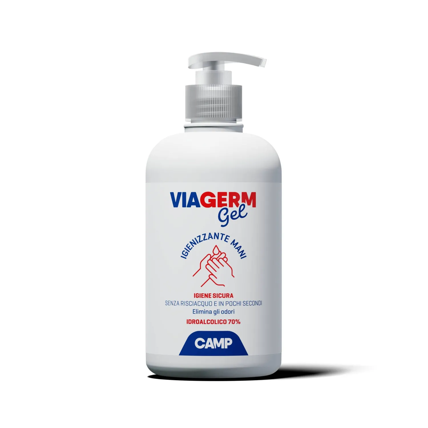Camp Viagerm igienizzante mani gel flacone 500 ml 70%