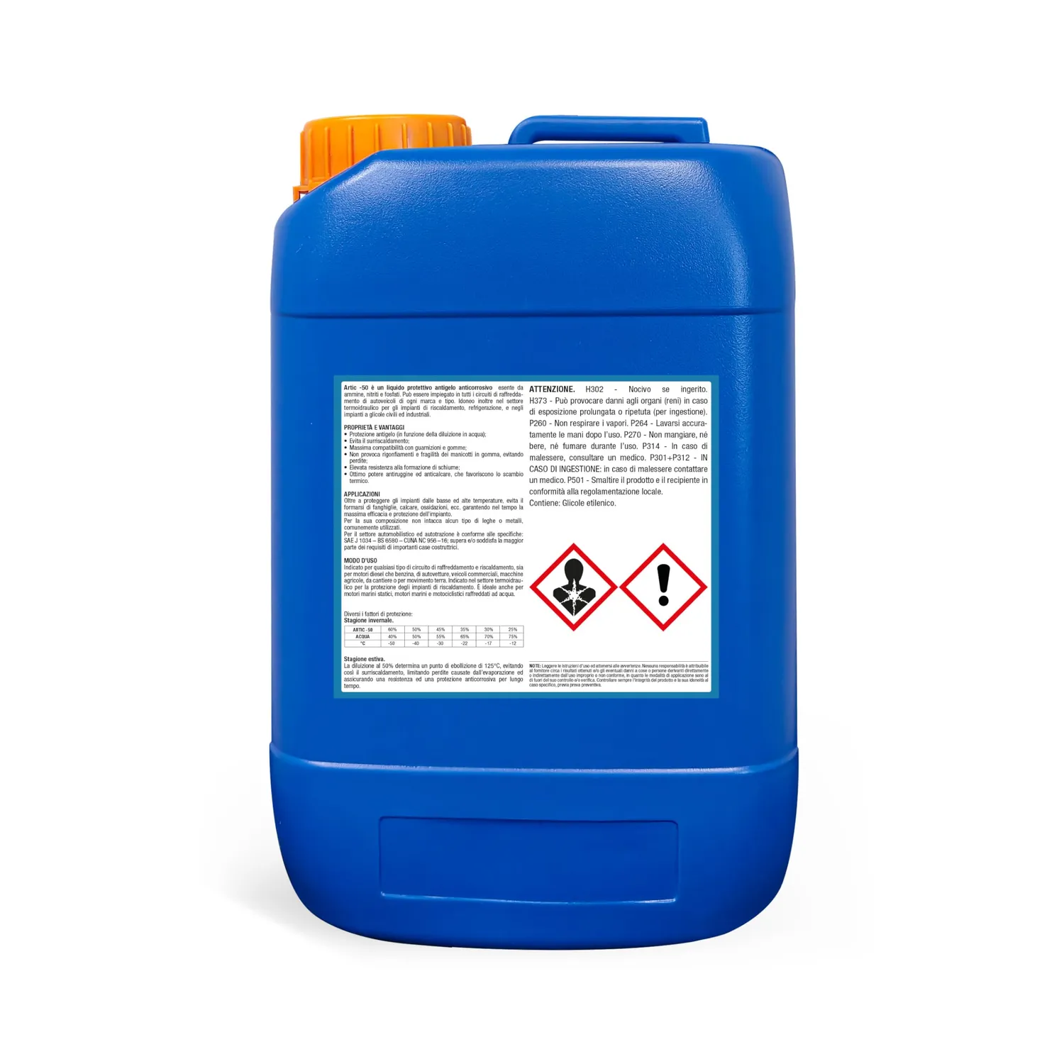 Bauchem Artic -50 Antigelo Concentrato 6 Kg Anticorrosivo