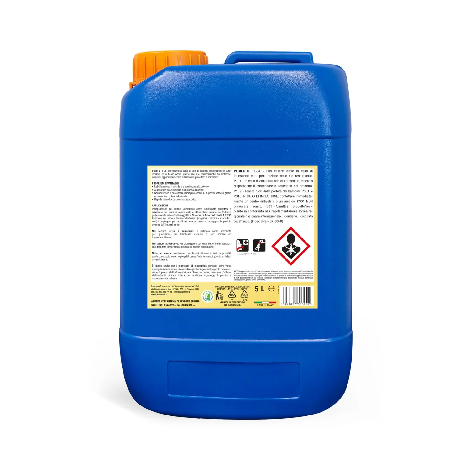 Bauchem Vasel L olio di vaselina 5 L incolore universale