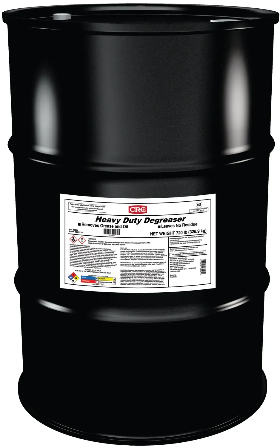CRC Heavy Duty Degreaser sgrassante 55 galloni