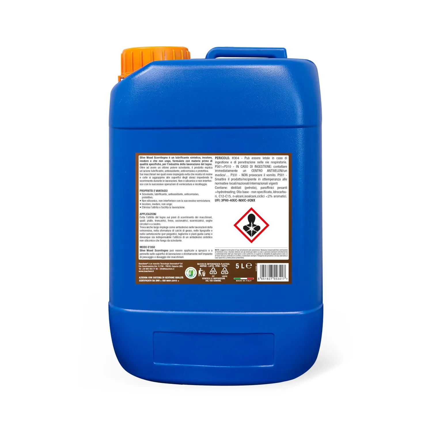 Bauchem Slive Wood Scorrilegno lubrificante 5 L non siliconico