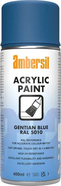 CRC AMB 5010 Blu Genziana vernice acrilica 6x400ml RAL