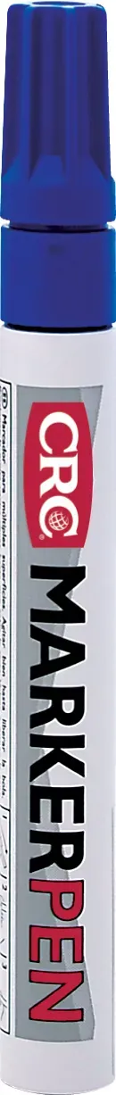 CRC Marker Pen pennarello blu 12 pezzi coprente