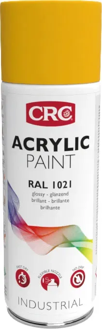 CRC Acrylic Paint 1021 vernice spray giallo colza 6x400ml