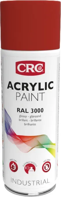 CRC Acrylic Paint 3000 Vernice Spray Rosso 6x400ml