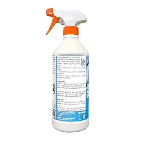 Bauchem Vetri e Specchi detergente 750 ml antialone