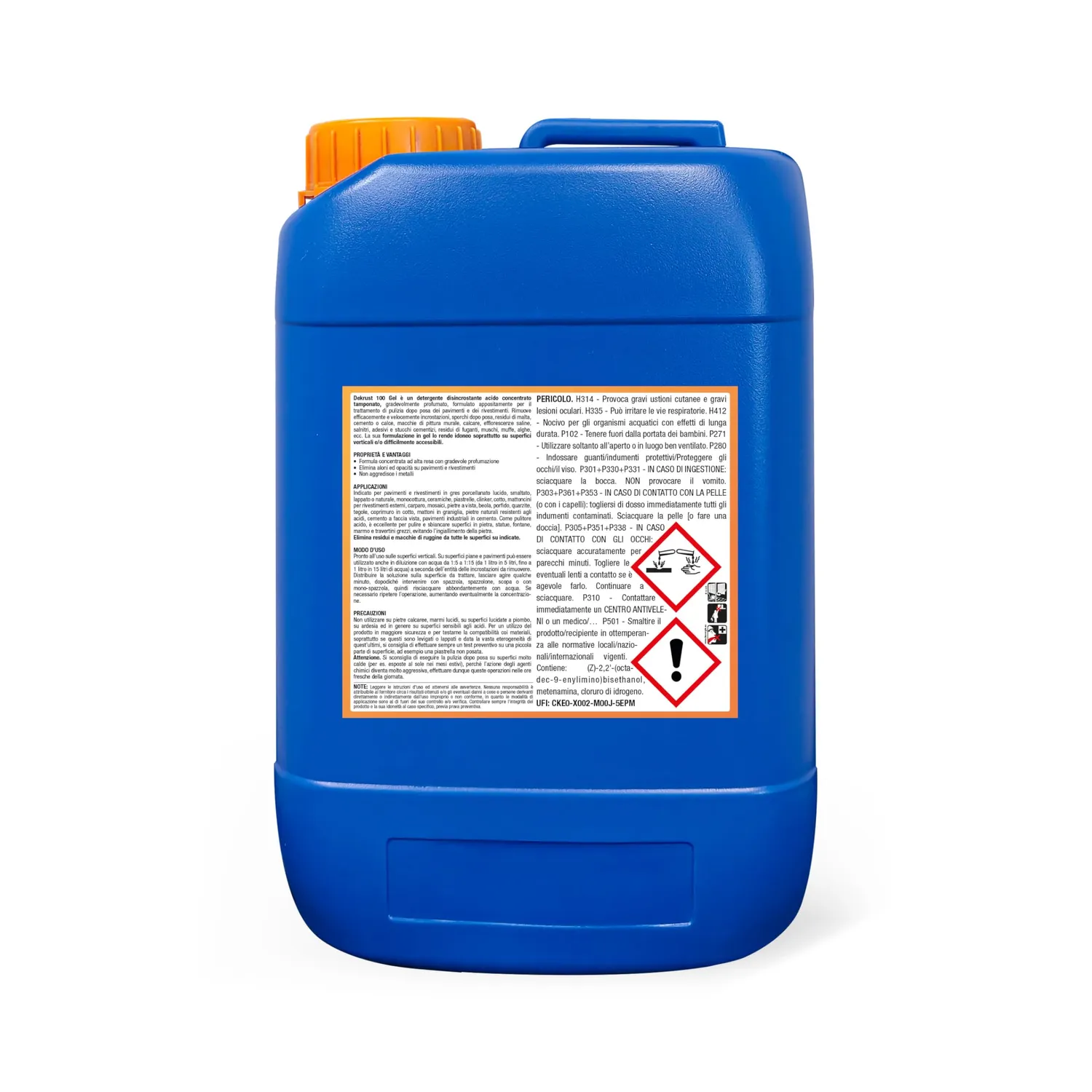 Bauchem Dekrust 100 Gel disincrostante dopo posa 5 Kg