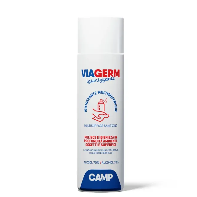 Camp Viagerm igienizzante spray multisuperficie 500 ml alcool 70%