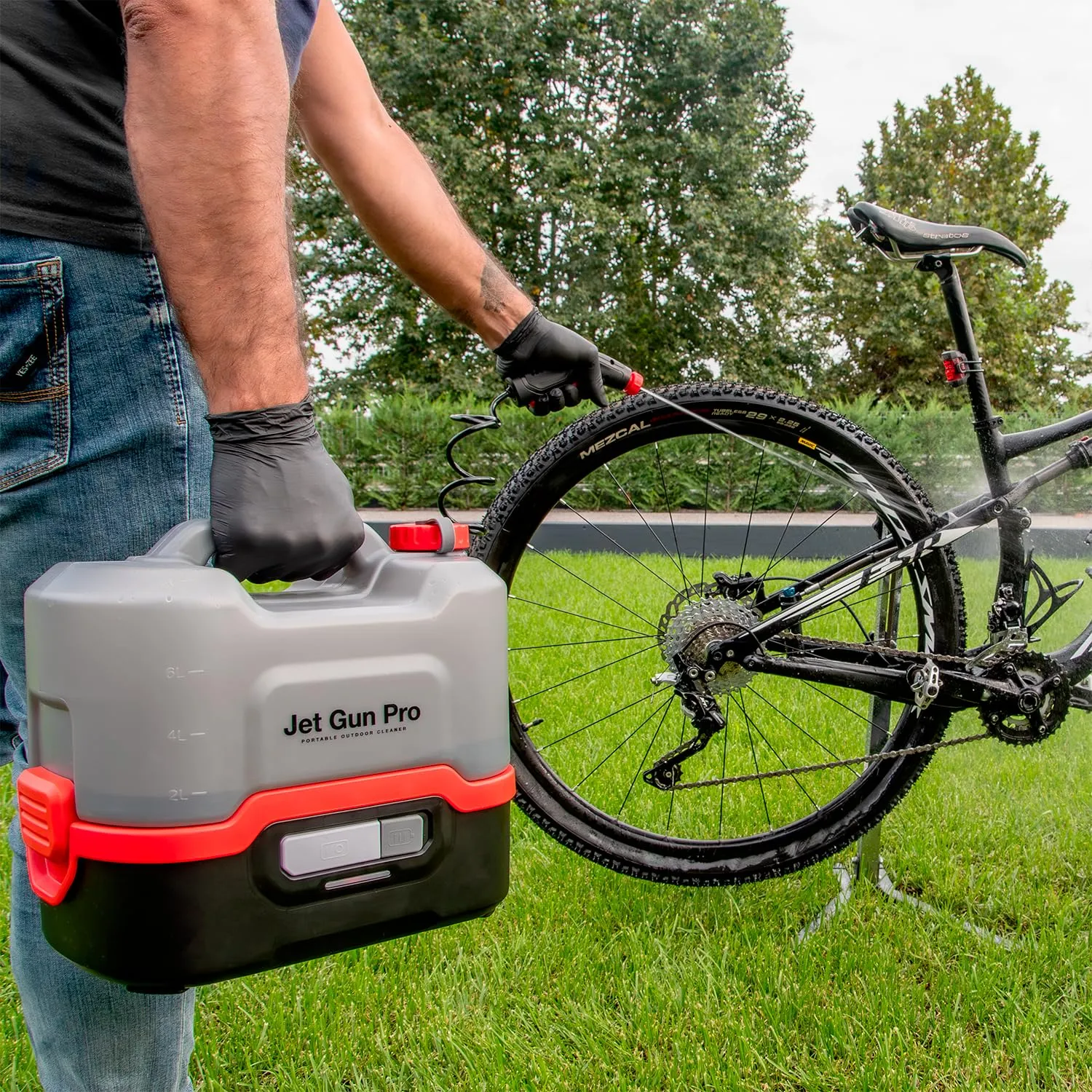 Errecom Jet Gun PRO+ idropulitrice a batteria 8L con tubo 3m