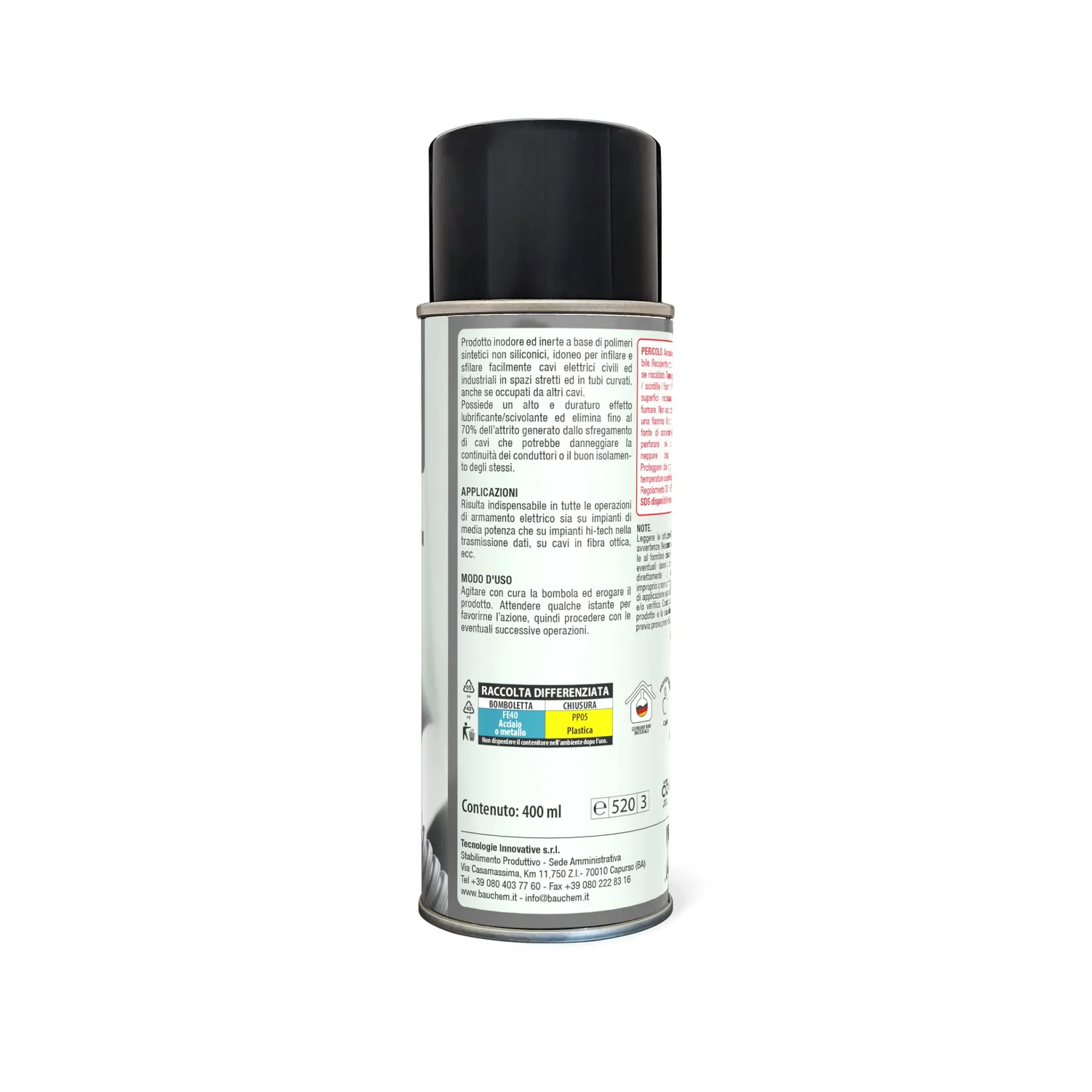 Bauchem Cablo Foam schiuma passacavi lubrificante spray 400 ml