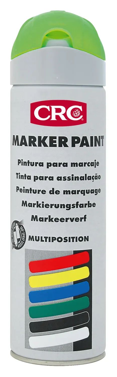 CRC Marker Fluo Green pennarello vernice 12x500ml coprente