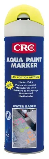 CRC Aqua Paint Marker vernice tracciante 12x500ml giallo fluo