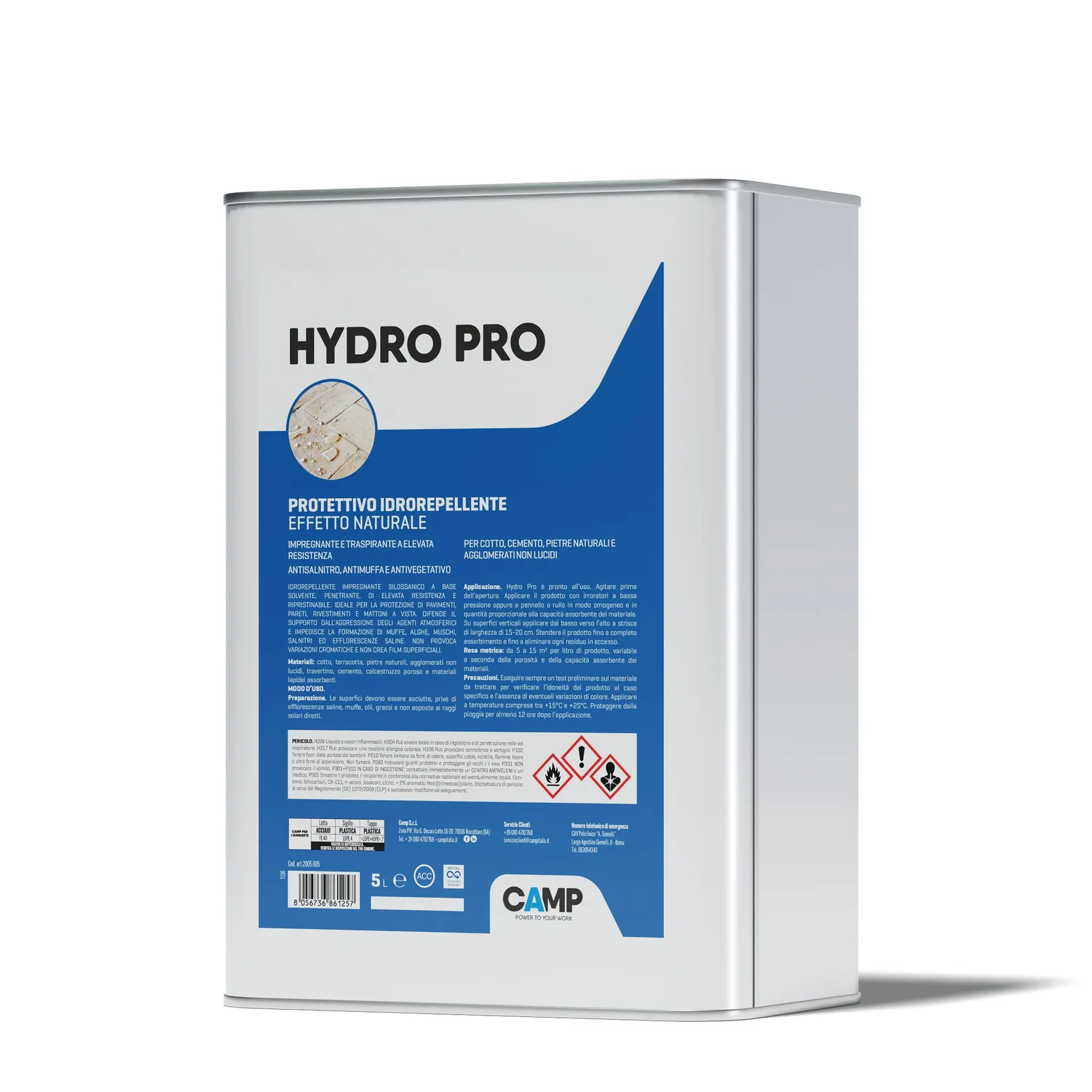 Camp Hydro Pro idrorepellente solvente latta 1 L traspirante