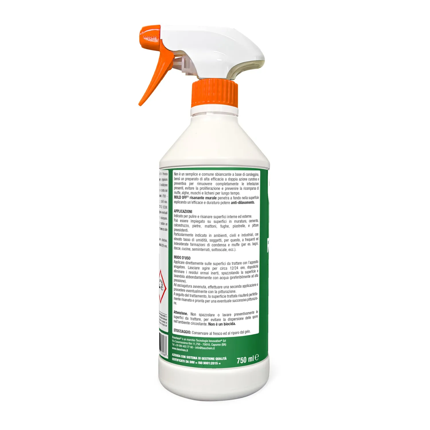Bauchem MoldOff risanante spray 750 ml antimuffa muri