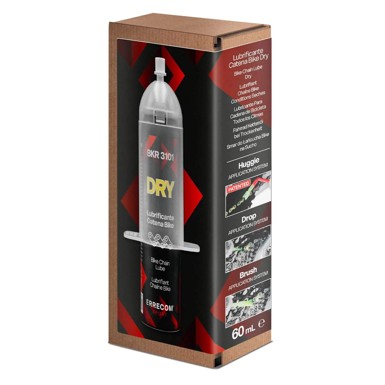 Errecom BKR 3101 lubrificante catena Dry bombola 60 ml UV