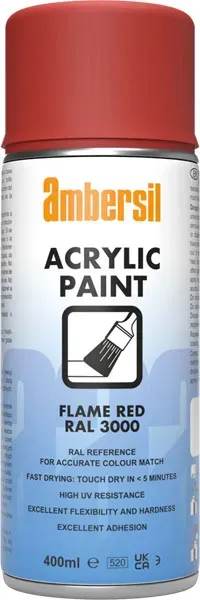 AMB 3000 vernice acrilica spray 6x400ml rosso fiamma