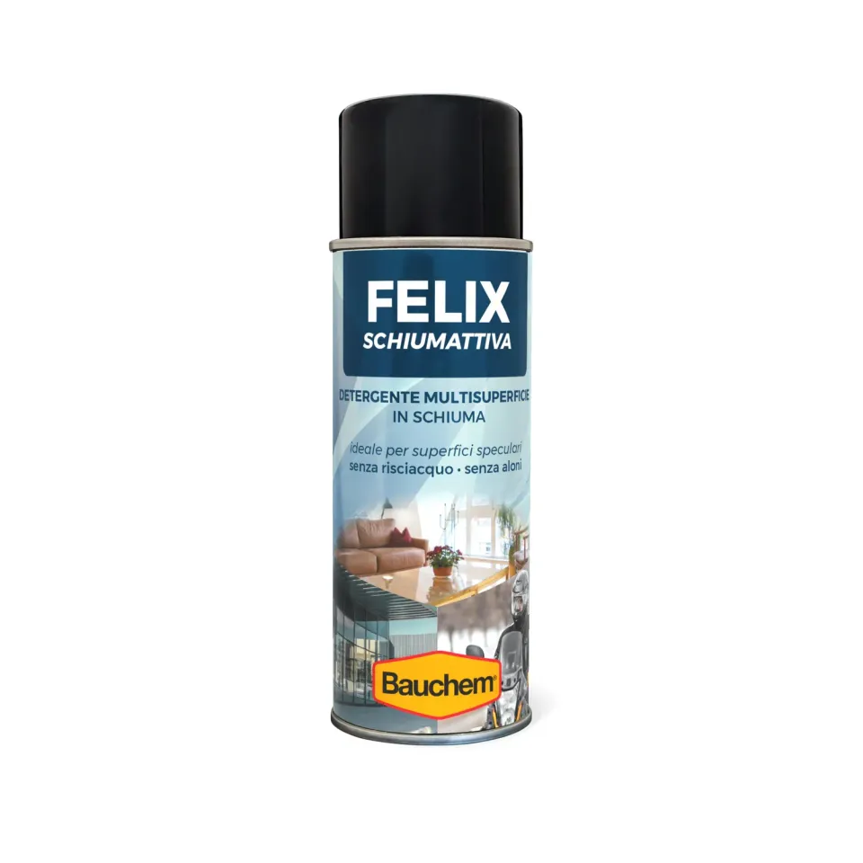 Bauchem Felix Schiumattiva detergente vetri spray 400 ml