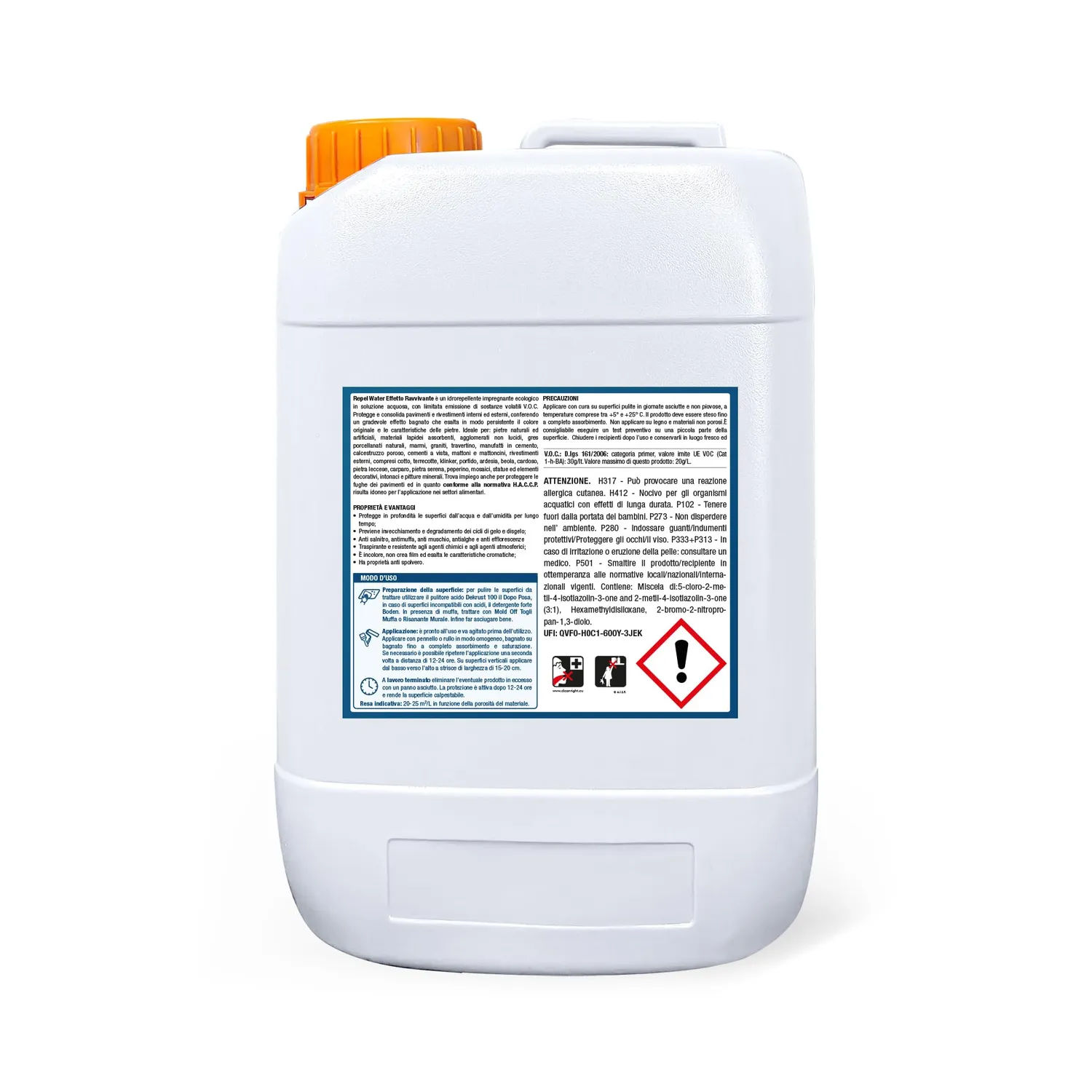 Bauchem Repel Water impregnante ravvivante 5 L base acqua