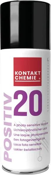 KOC Positiv 20 lacca fotosensibile PCB 12x200ml alta risoluzione