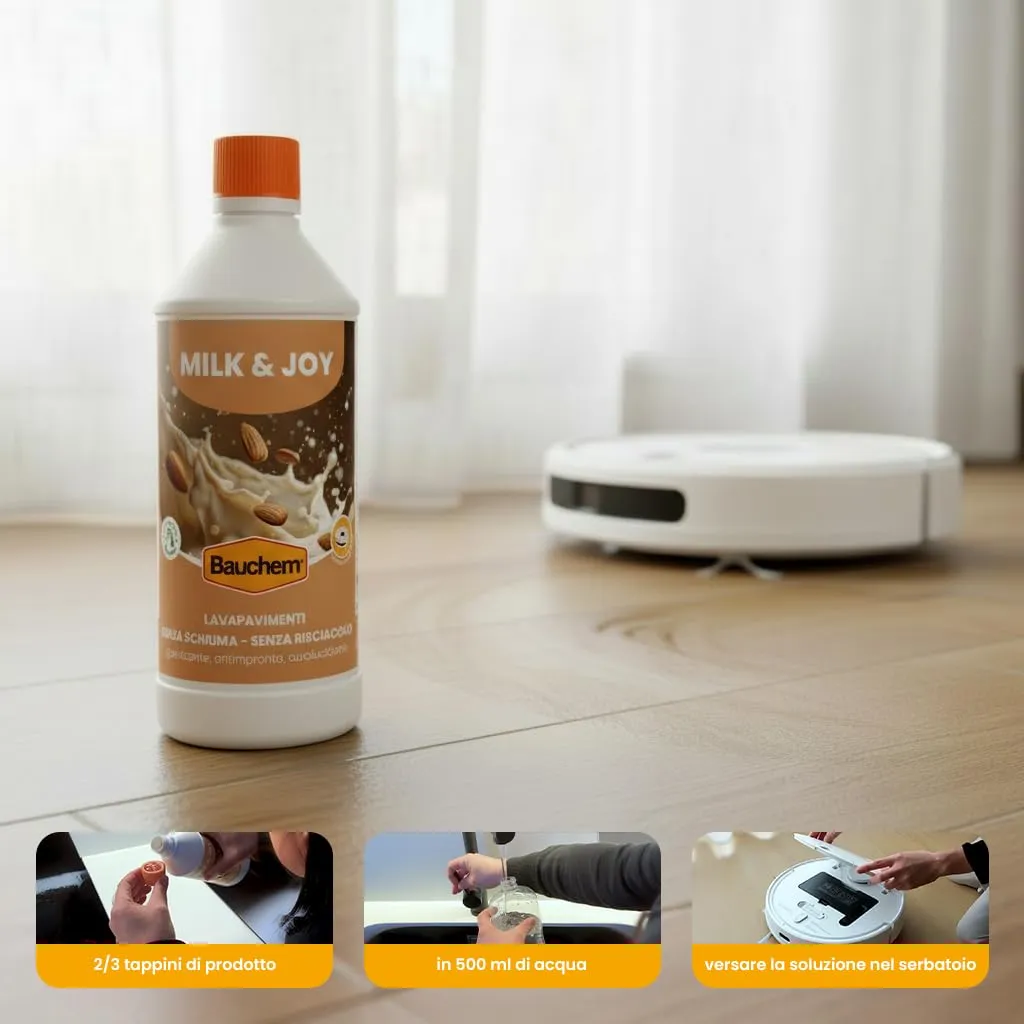 Bauchem Milk & Joy detergente pavimenti 750 ml mela verde