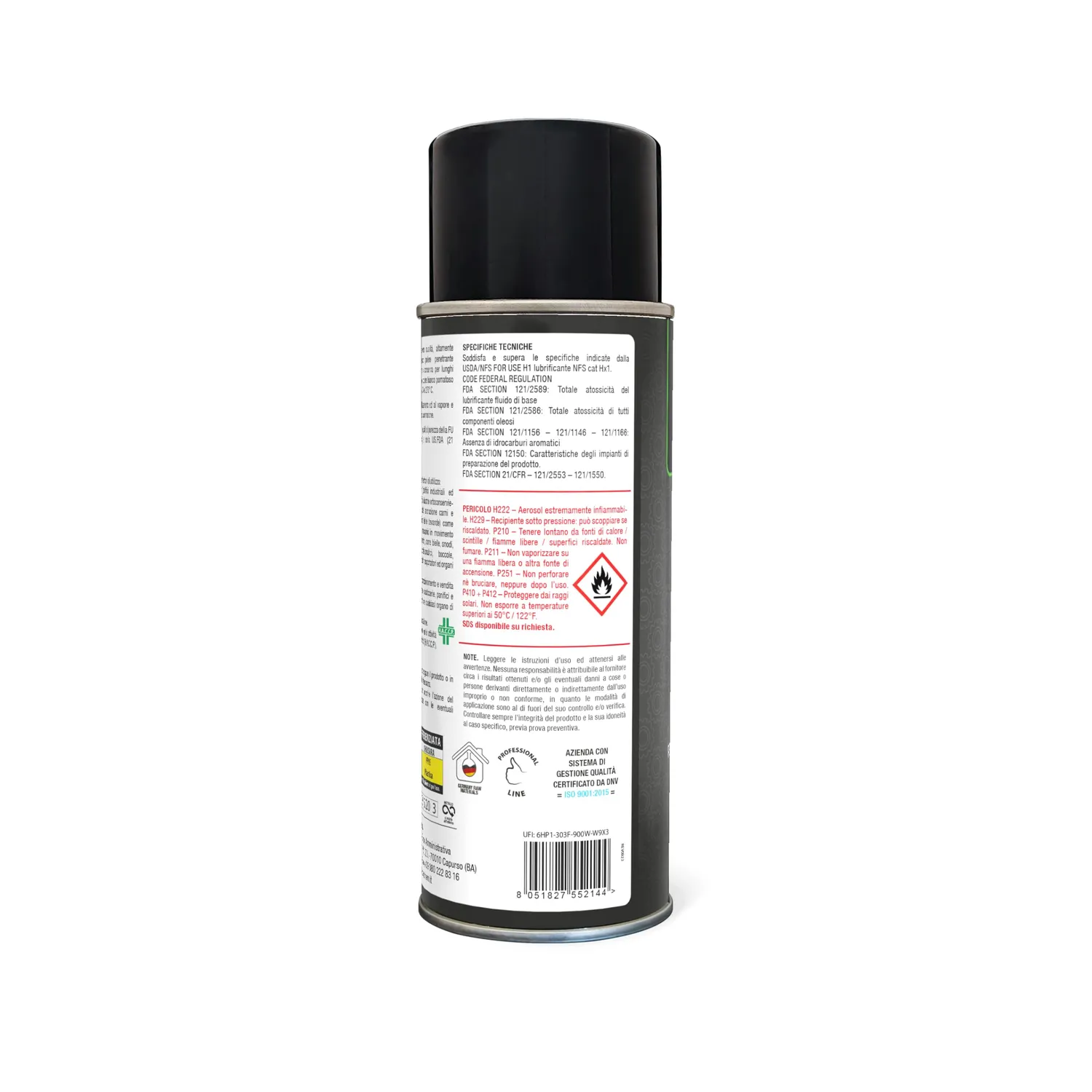 Bauchem Food Grease grasso alimentare spray 400 ml