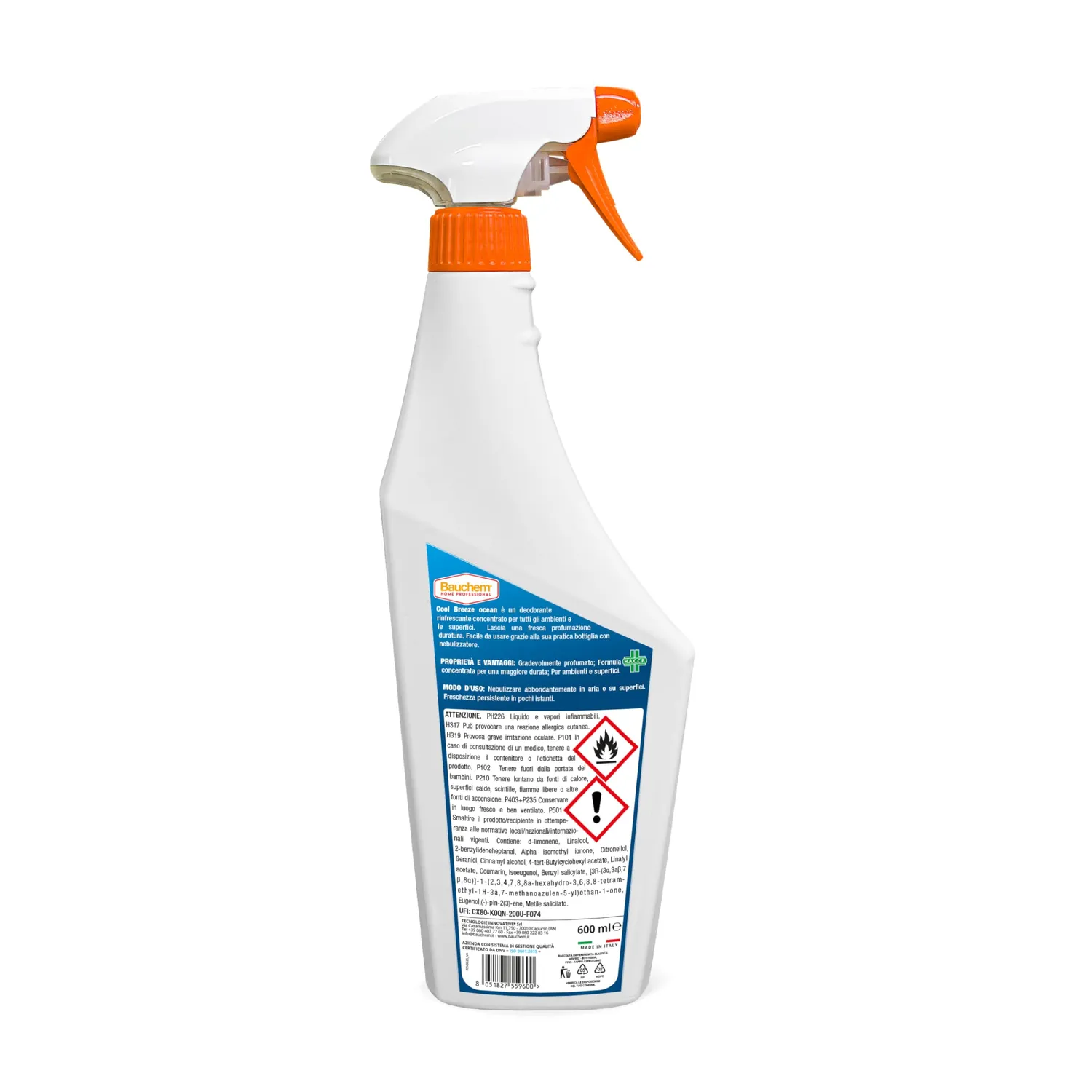 Bauchem Cool Breeze Ocean deodorante ambienti 600 ml
