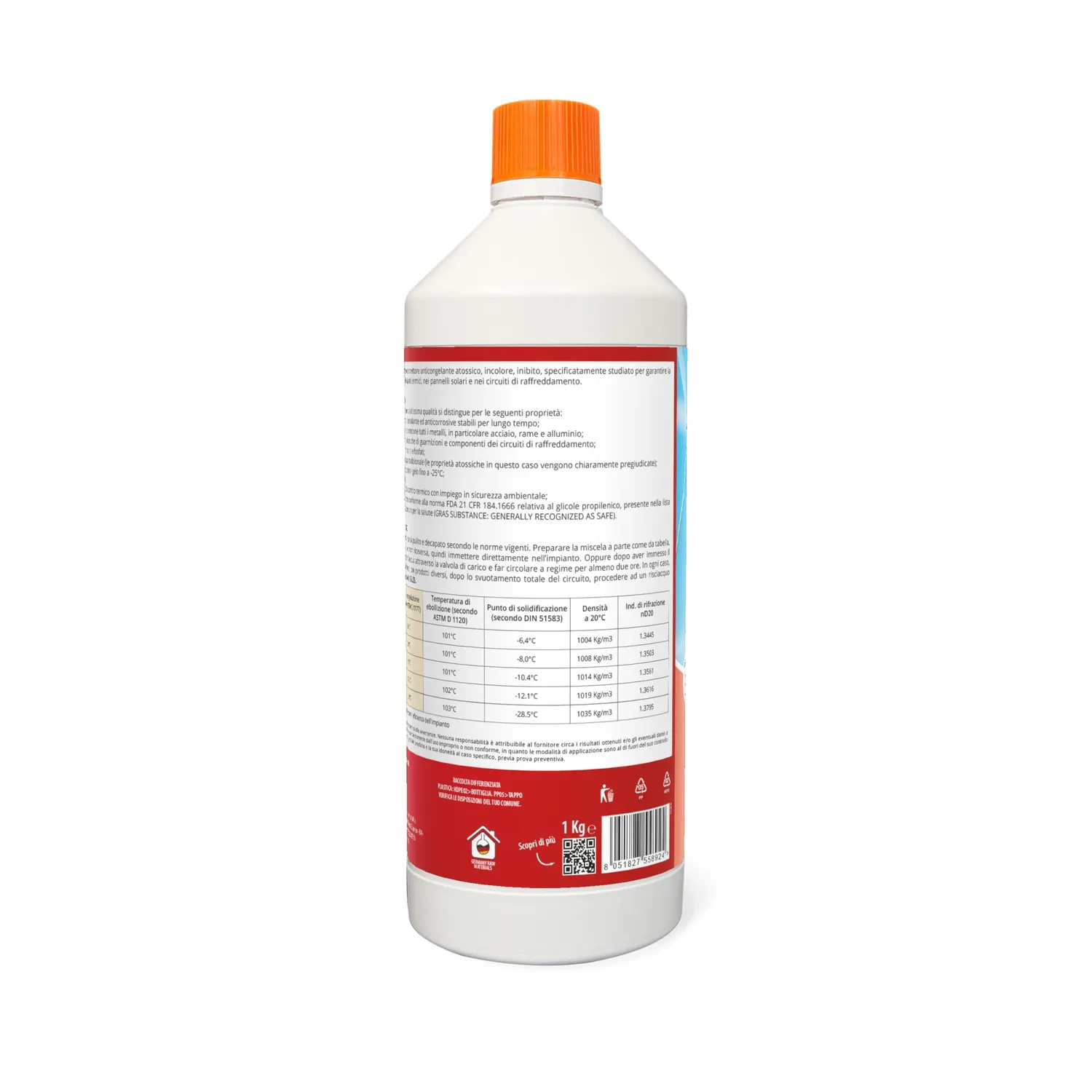 Bauchem Volt GL25 liquido termoconvettore 1 kg antigelo -25°C