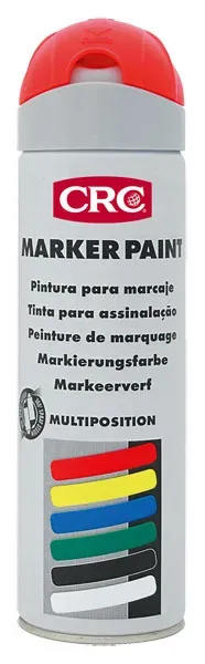 CRC Marker Paint vernice tracciante rosso fluo 12x500 ml