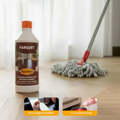 Bauchem detergente parquet 750 ml robot auto lucidante