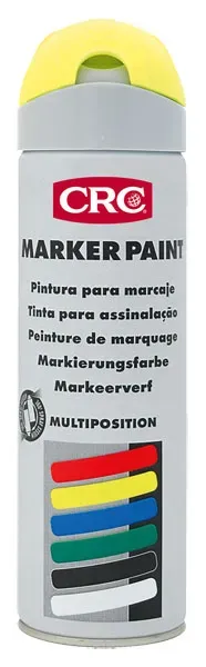 CRC Marker Paint vernice tracciante 12x500 ml giallo fluo