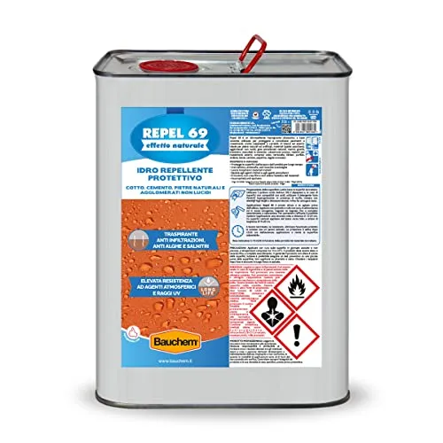 Bauchem Repel 69 Idrorepellente Naturale 5 Lt silossanico
