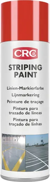 CRC Striping Paint Red vernice traccialinee rossa 12x500ml