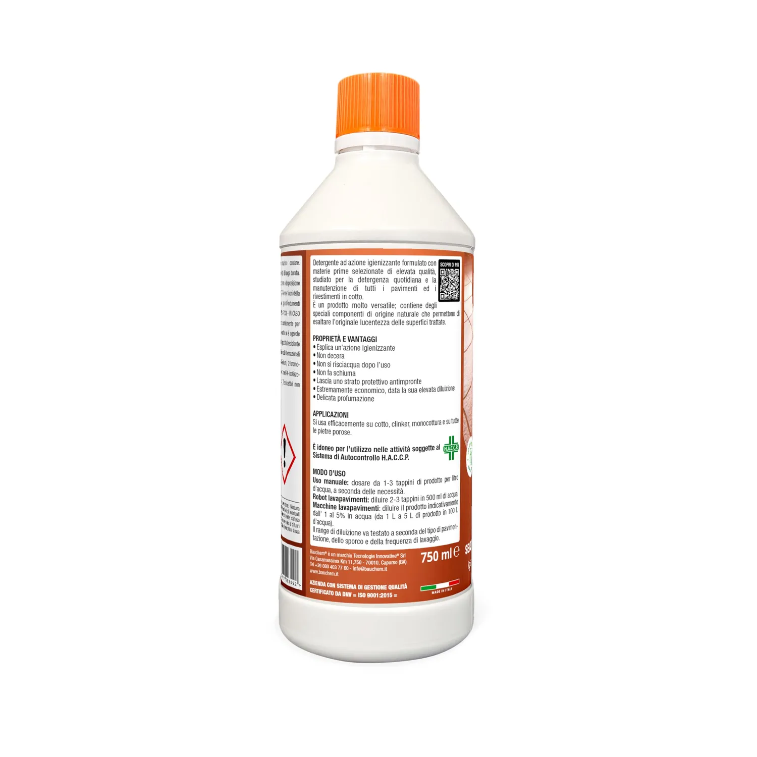 Bauchem Cotto Clinker detergente pavimenti 750 ml robot