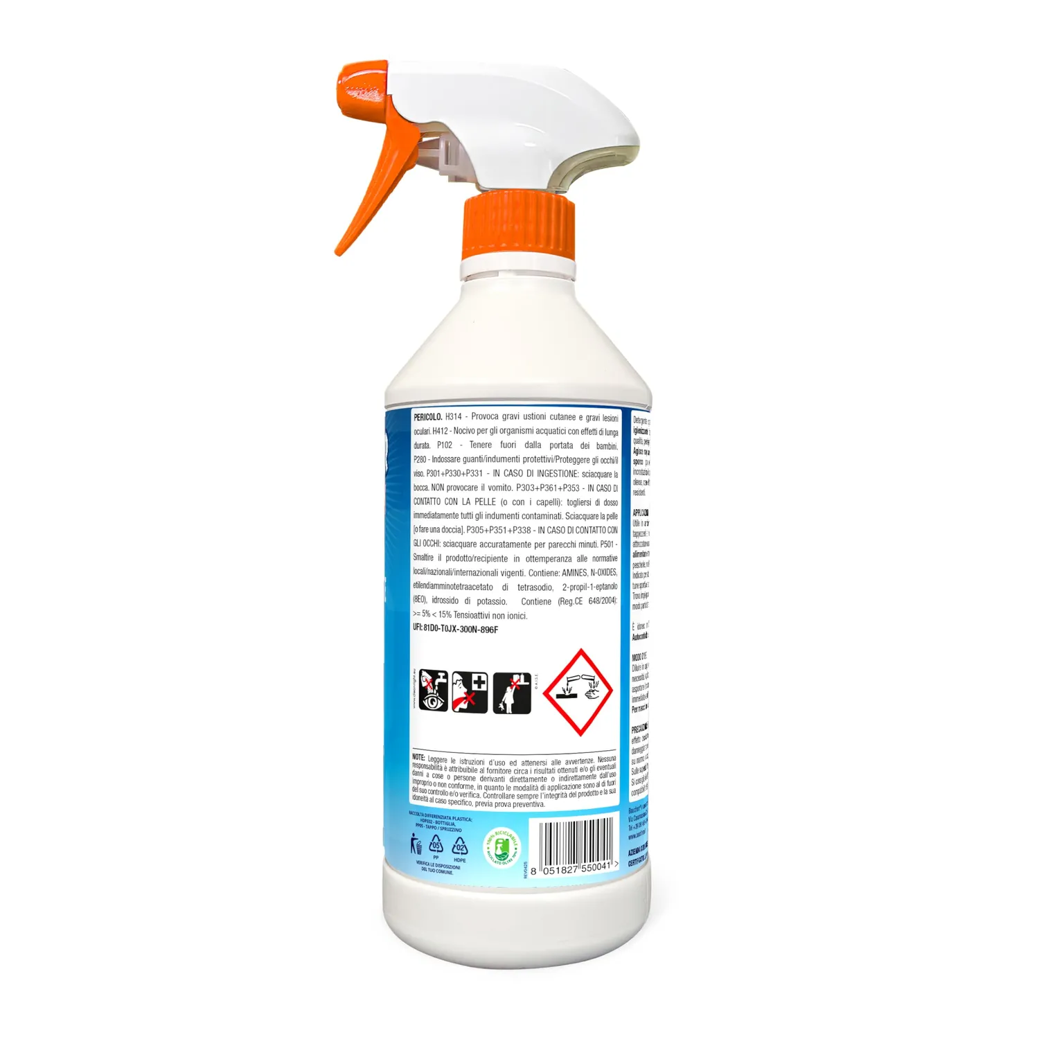 Bauchem Booster Revolution sgrassatore 750 ml HACCP