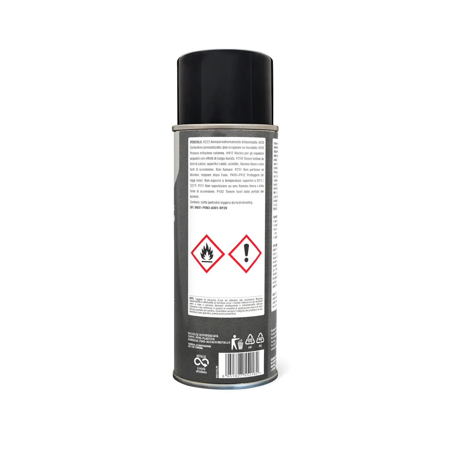 Bauchem Grease HP Grasso Spray 400 ml Alte Pressioni