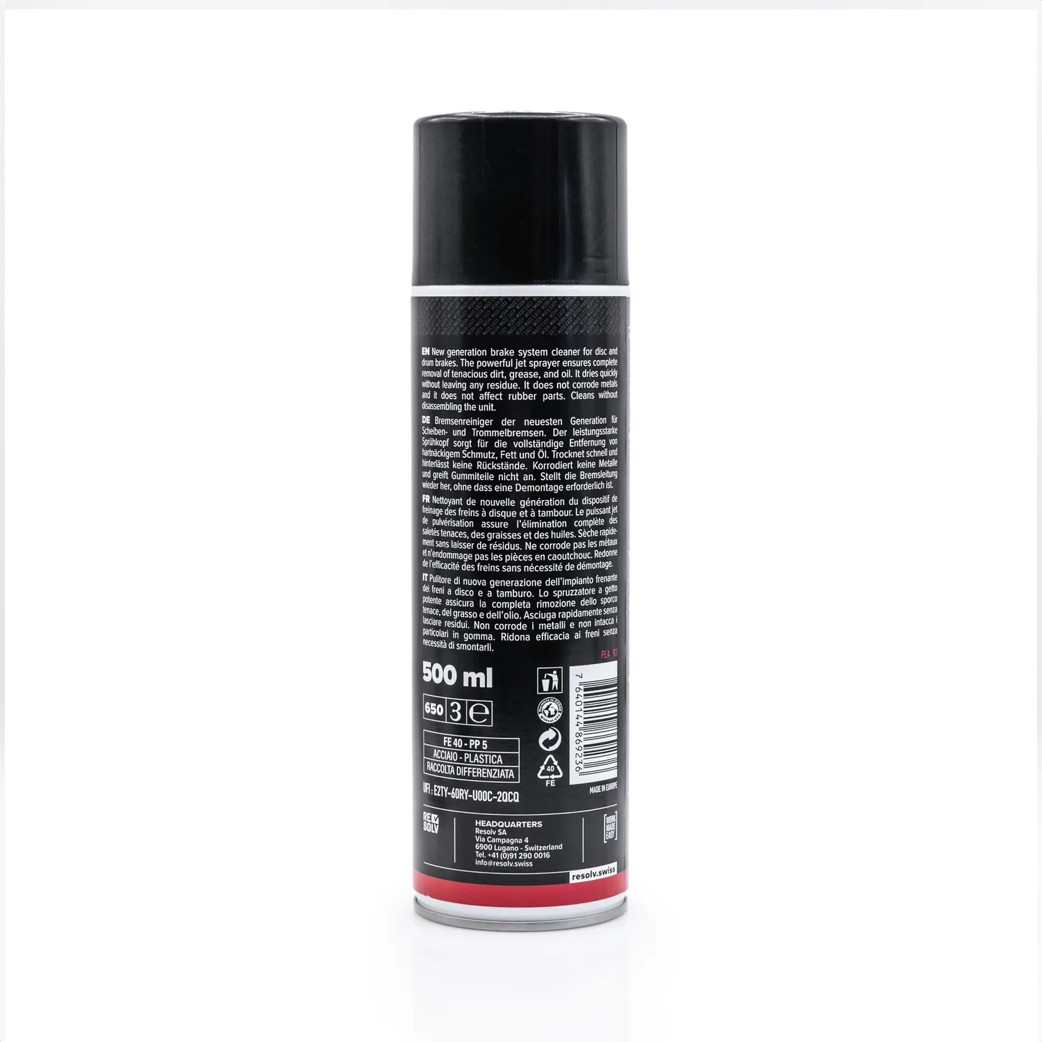 Resolv Peak pulitore freni spray 650 ml professionale