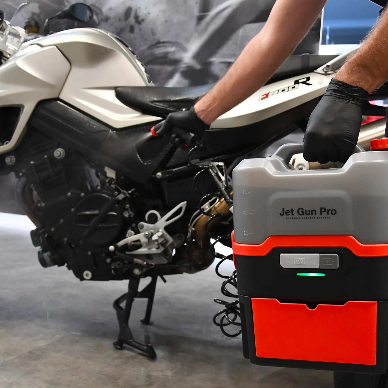 Errecom Jet Gun PRO+ idropulitrice a batteria 8L con tubo 3m