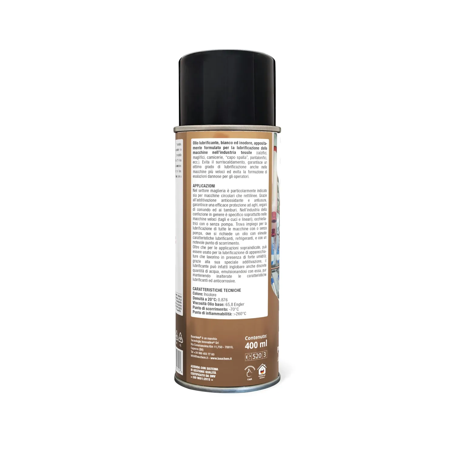 Bauchem LubroTex olio lubrificante spray 400 ml antimacchia