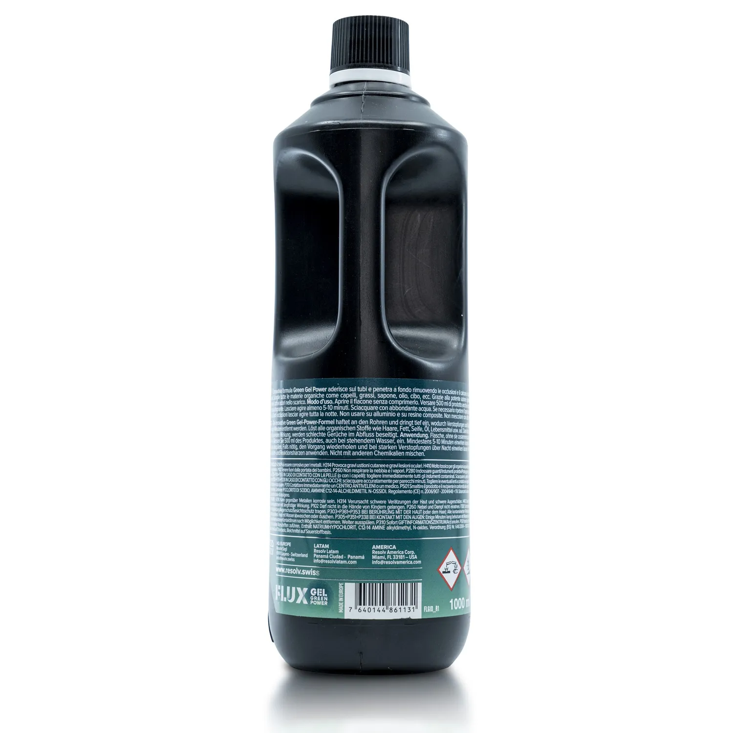 Resolv Flux Green Gel disgorgante tubi 1L anticapelli