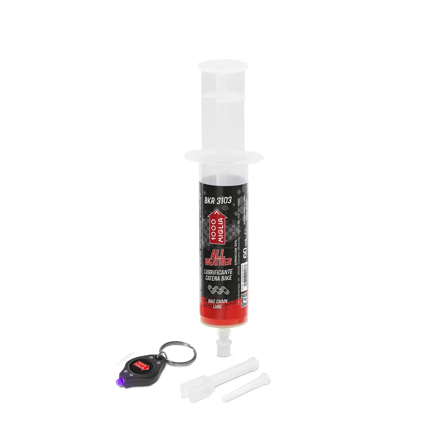 Errecom 1000 Miglia BKR 3102 olio catena bici 100 ml all weather