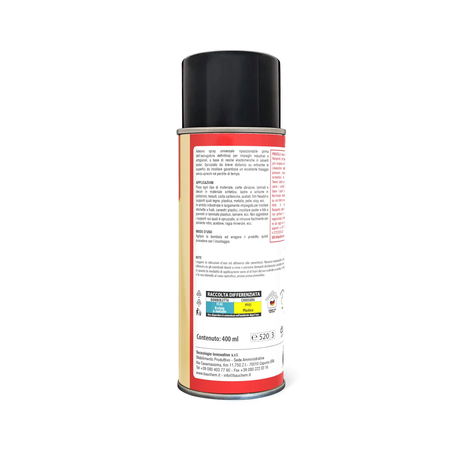 Bauchem Baukol RMV Adesivo Spray Riposizionabile 400 ml