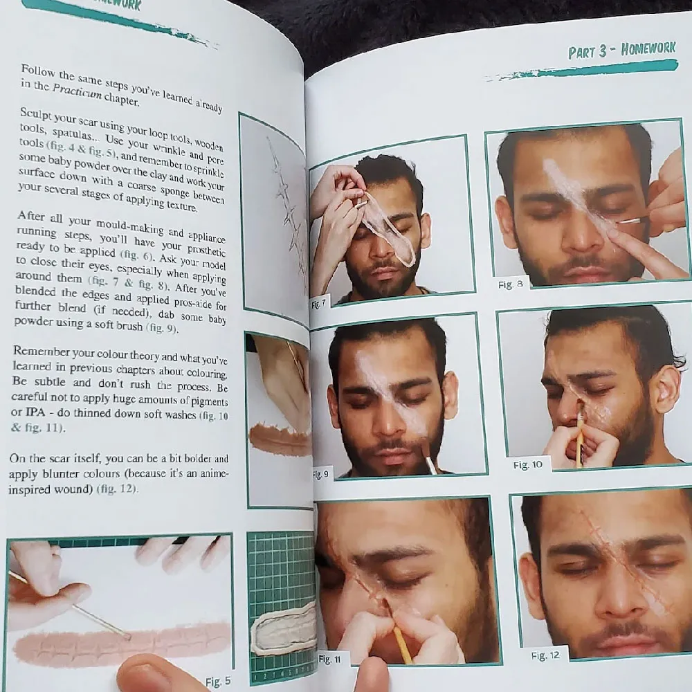 Neill's Materials Special Makeup Effects libro protesi Begona