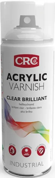 CRC Acrylic Varnish vernice trasparente 6x400ml esterni e interni