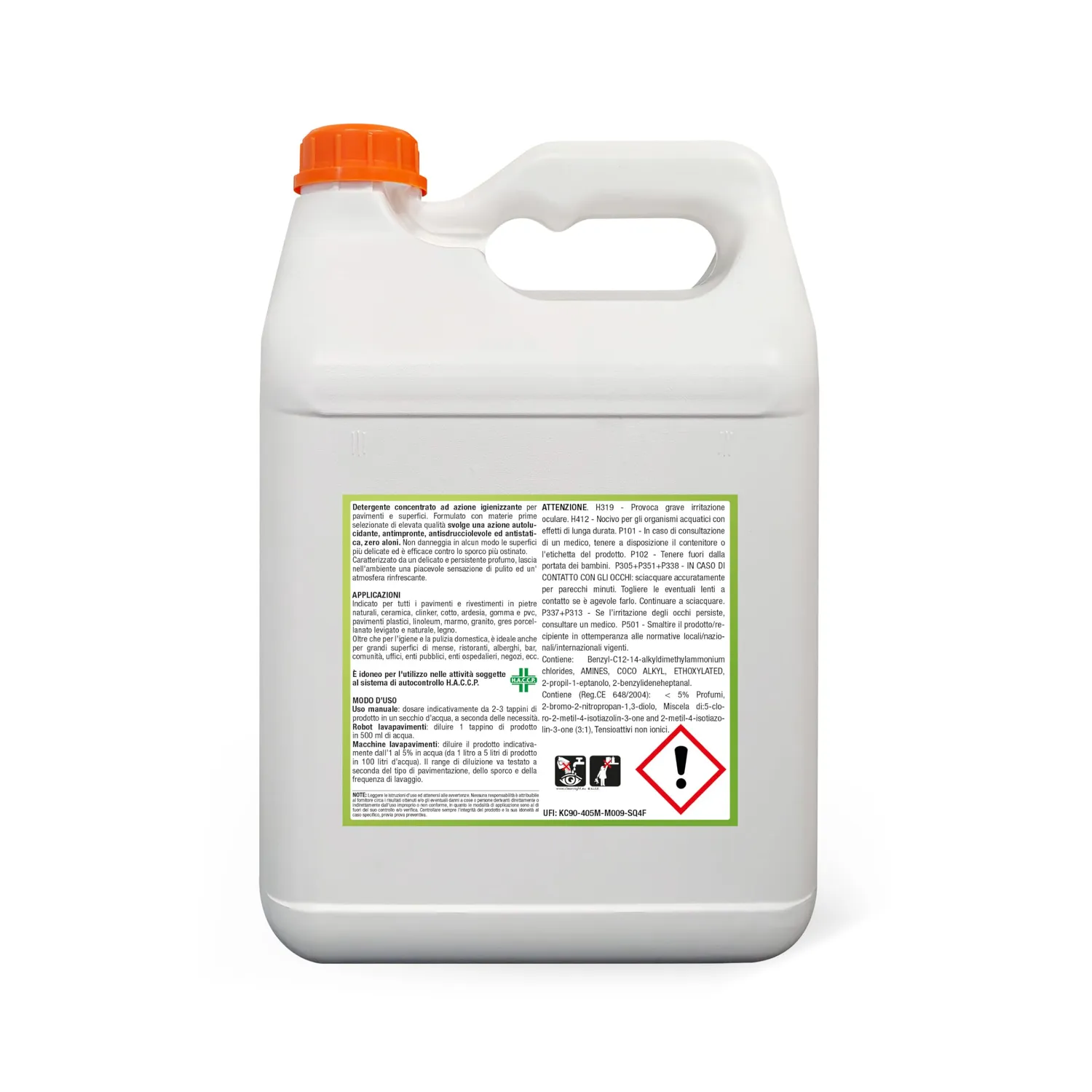 Bauchem Green Apple detergente pavimenti 5 L mela verde