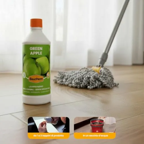 Bauchem Green Apple detergente pavimenti 750 ml mela verde