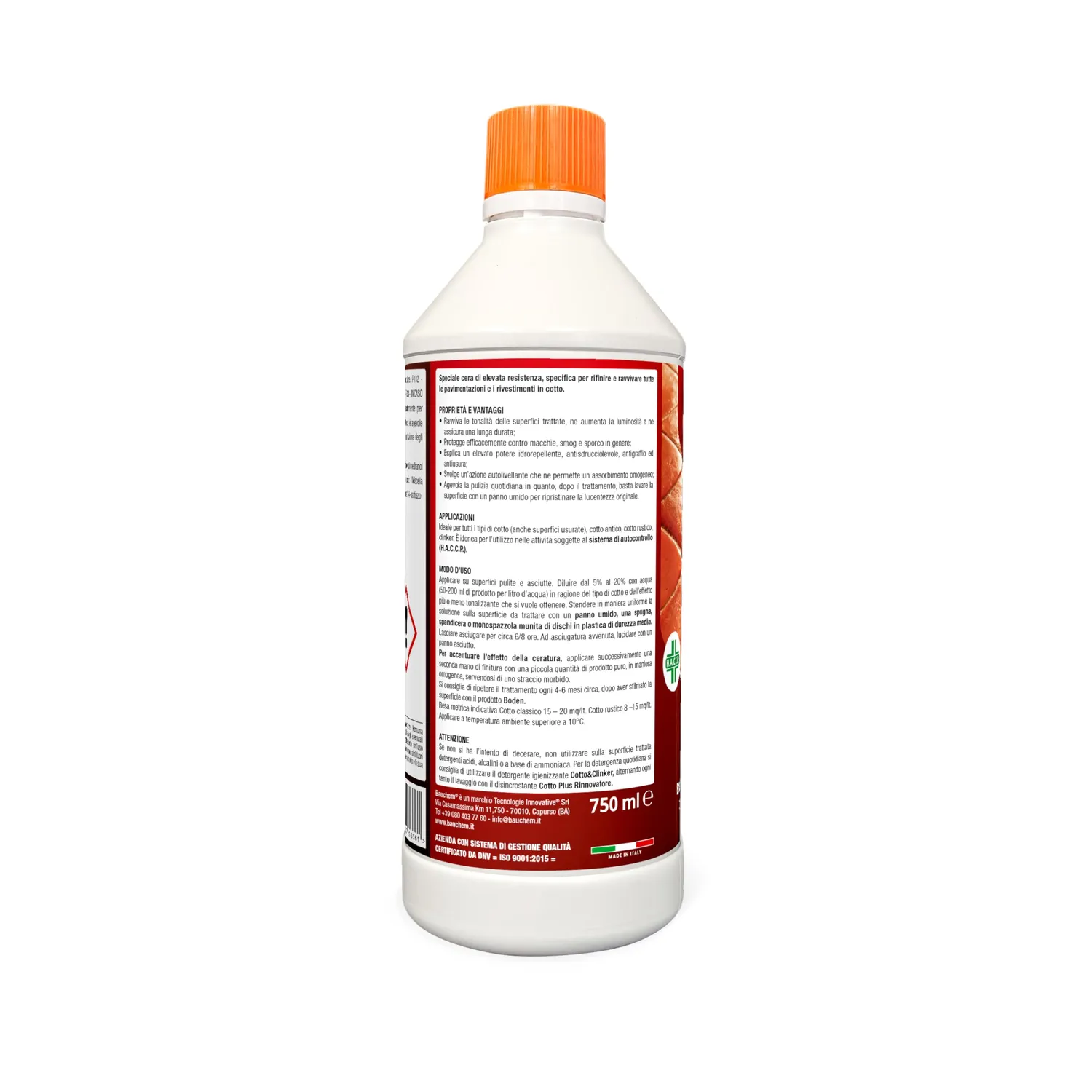 Bauchem Cera Cotto cera satinata 750 ml pavimenti
