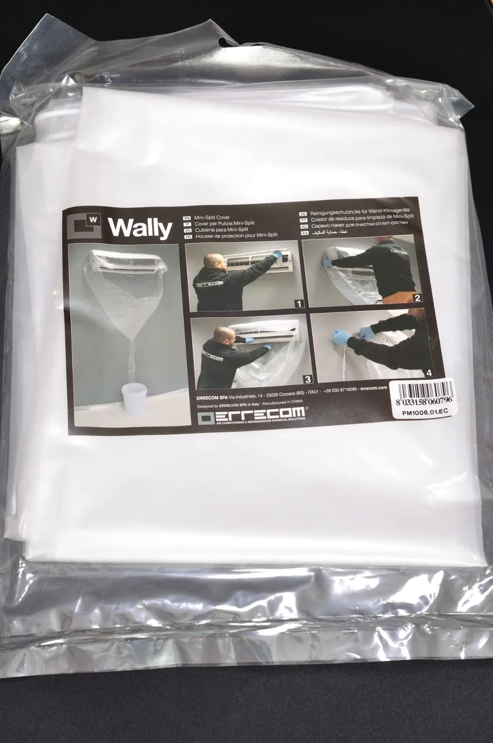 Errecom Wally cover pulizia split universale riutilizzabile