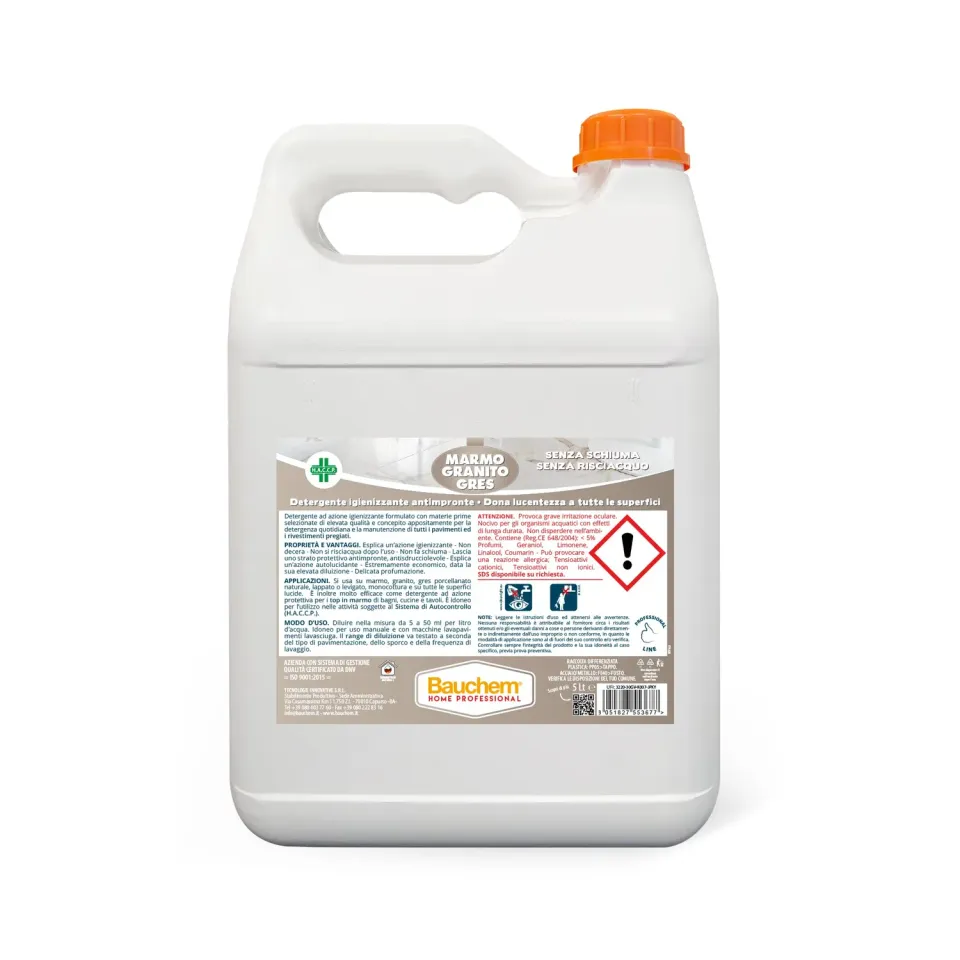 Bauchem detergente pavimenti marmo granito gres 5 L autolucidante