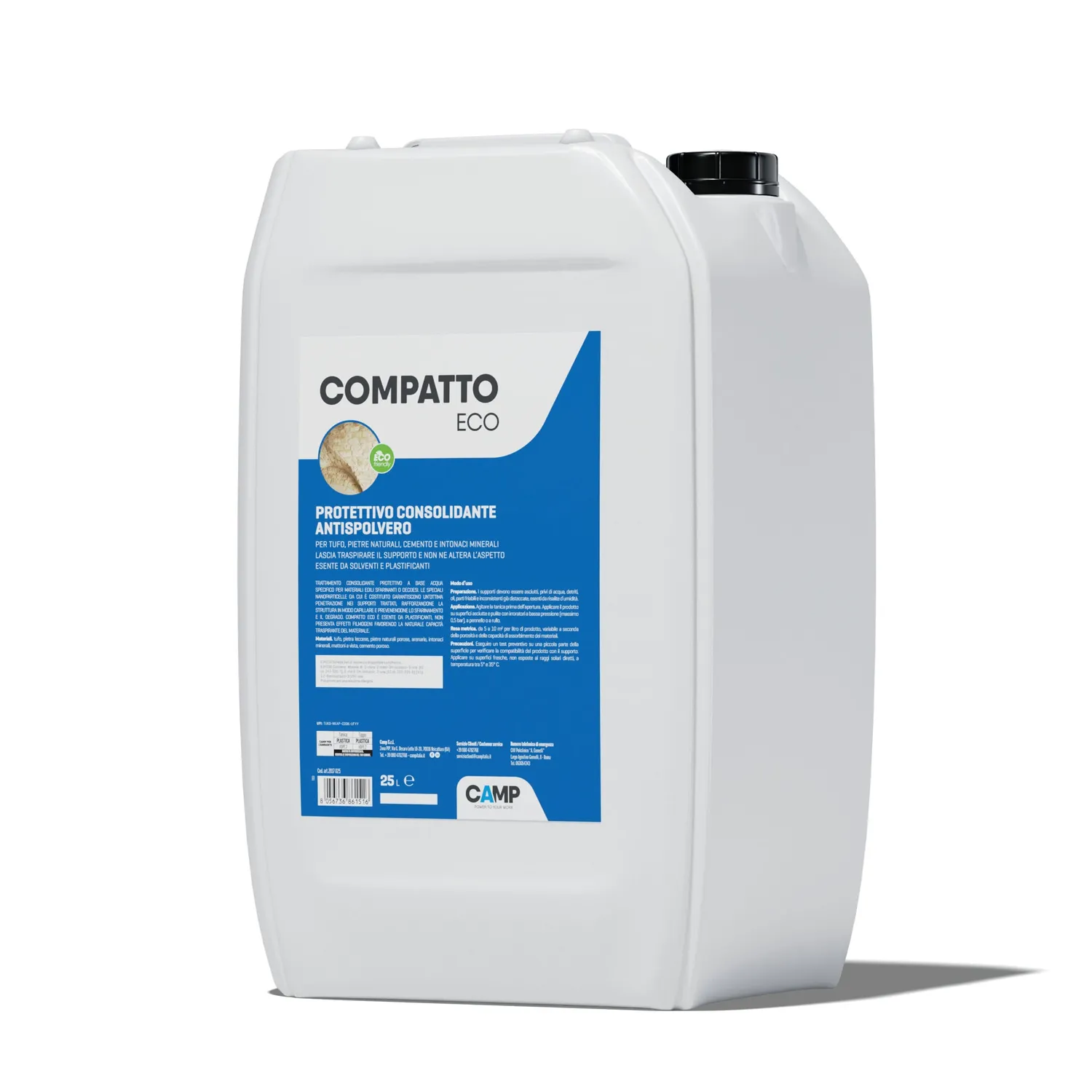 Camp Compatto Eco consolidante antispolvero tanica 3 L
