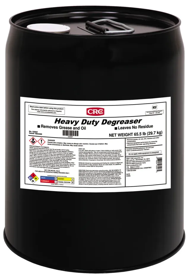 CRC Heavy Duty Degreaser sgrassatore 1x5 galloni industriale
